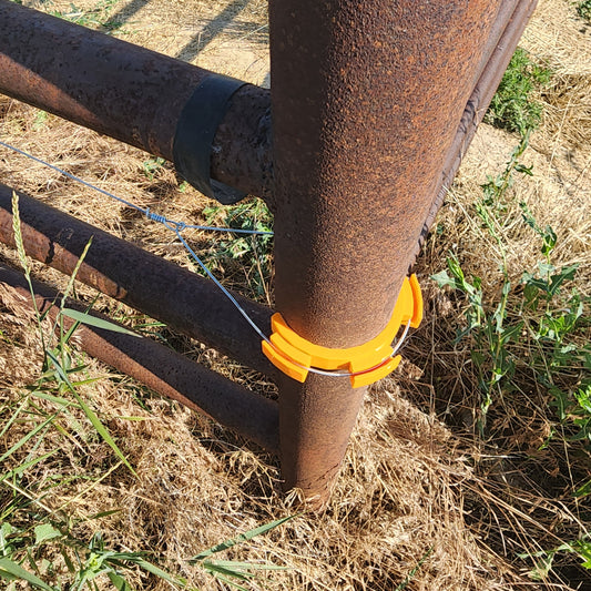 Line Termination Insulators for Pipe Fence