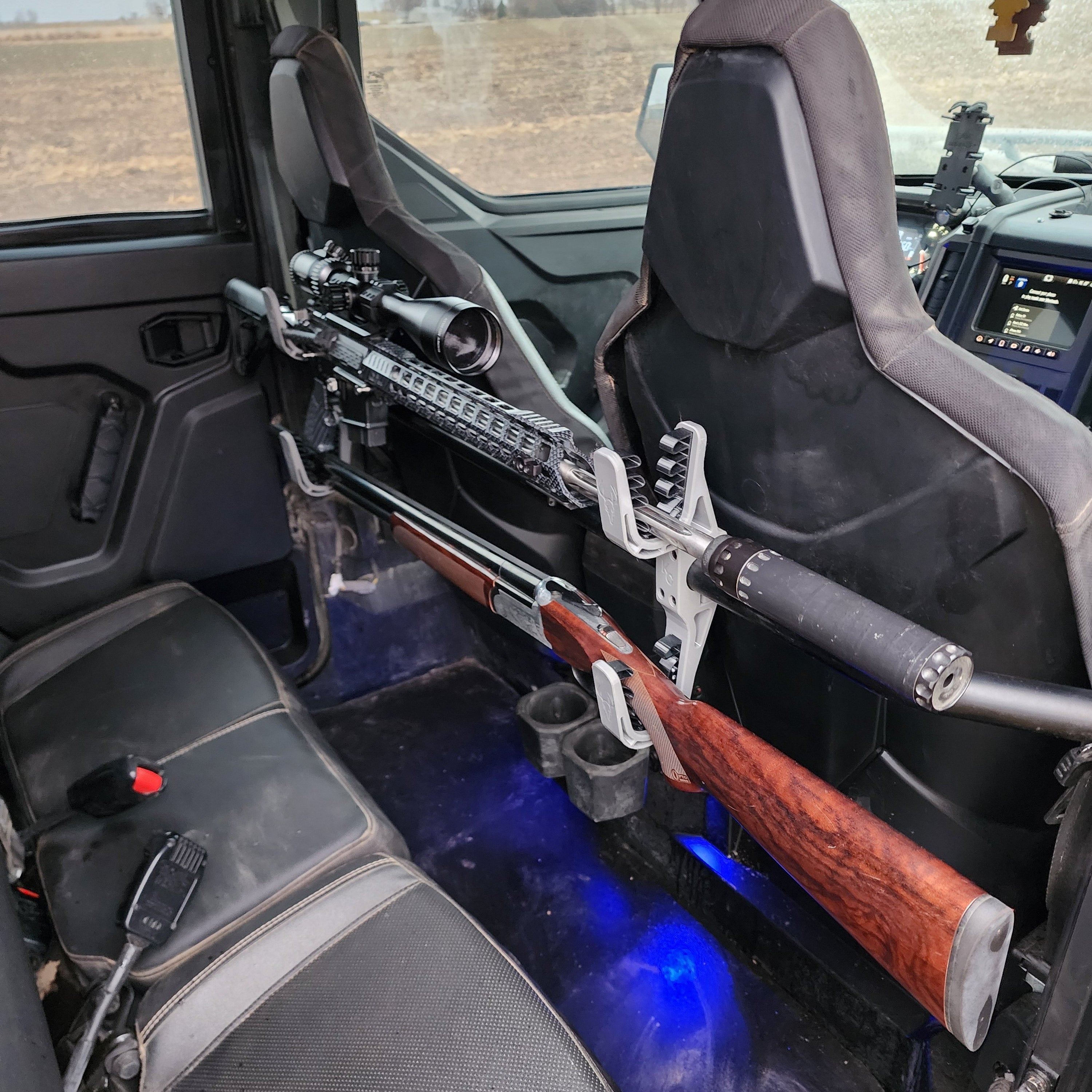 Double Rifle Racks for UTV