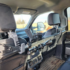 Head Rest Mounted Rifle Rack