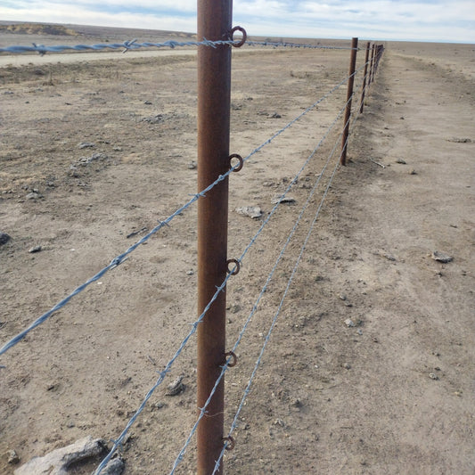 Weld-on Clips for Barbed Wire