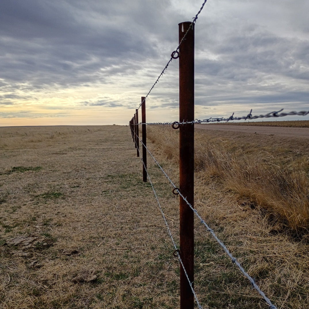 Weld-on Clips for Barbed Wire