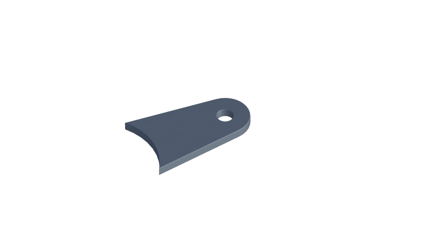 Weld on tab with a 5/16" hole