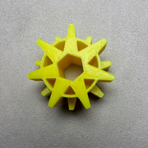 AGCO Style Granular Bin Metering Wheel - Yellow