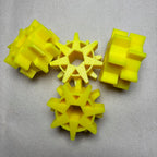 AGCO Style Granular Bin Metering Wheel - Yellow
