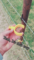 Pipe Insulators for Electric Fence