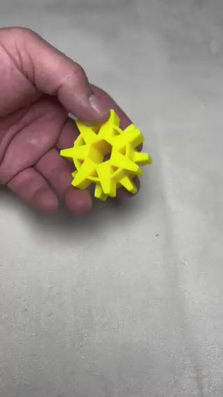 AGCO Style Granular Bin Metering Wheel - Yellow