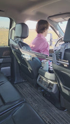 Head Rest Mounted Rifle Rack